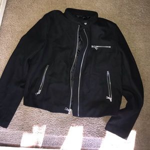 Black Bomber Jacket womens